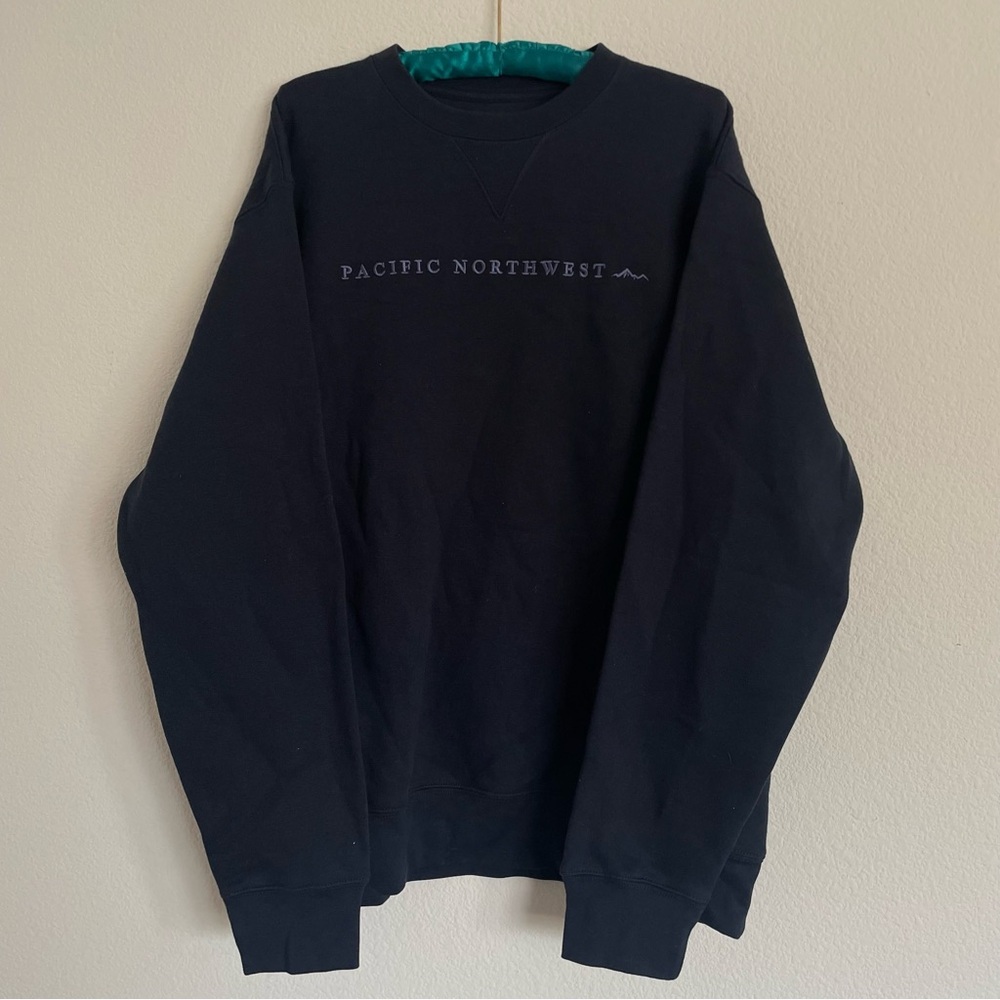 Gear For Sports Black 'Pacific Northwest' Crewneck Sweatshirt